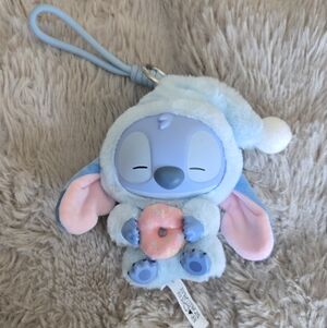 Miniso Disney Stitch "Eat Something Before Sleep" Plush Collectible